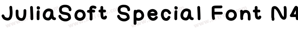 JuliaSoft Special Font N4字体转换
